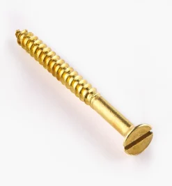 Lee Valley 1 1/2" #6 Flat-Head Brass Screws