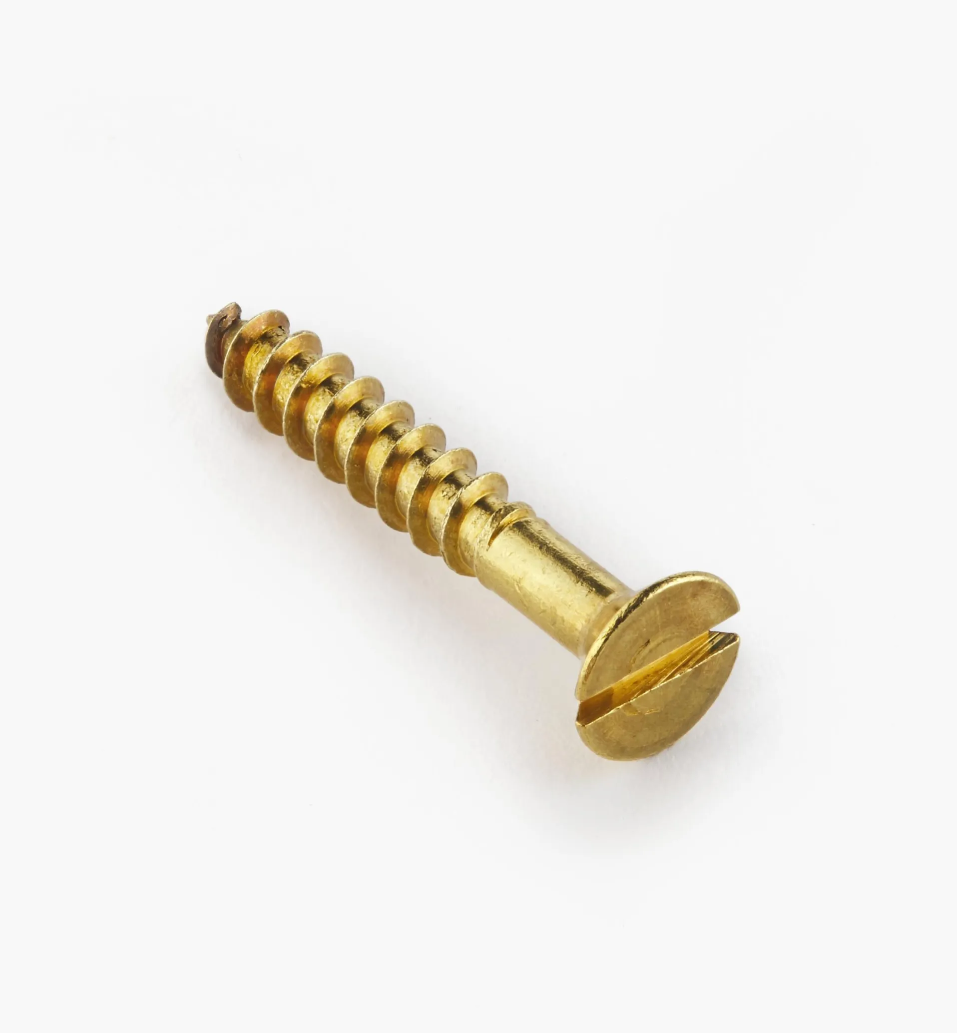 Lee Valley 1 1/4" #10 Flat-Head Brass Screws