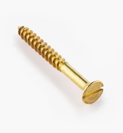 Lee Valley 1 3/4" #10 Flat-Head Brass Screws