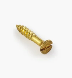 Lee Valley 1/2" #2 Flat-Head Brass Screws