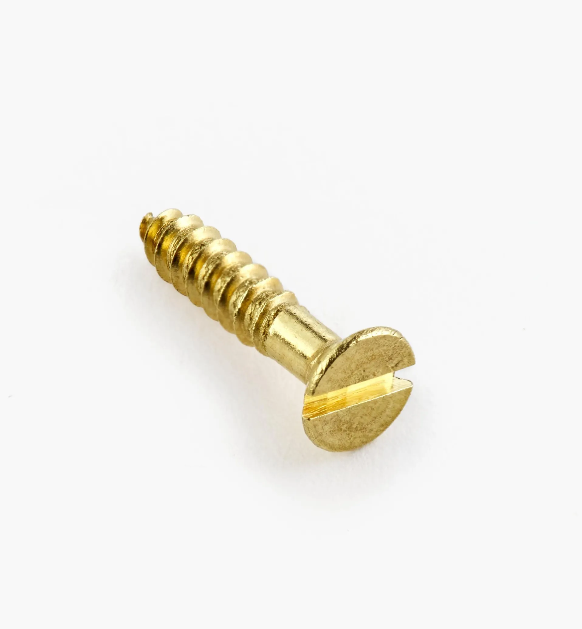 Lee Valley 1/2" #3 Flat-Head Brass Screws