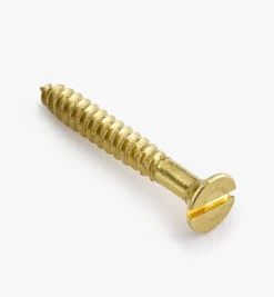 Lee Valley 3/4" #3 Flat-Head Brass Screws