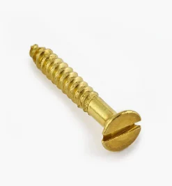 Lee Valley 3/4" #4 Flat-Head Brass Screws