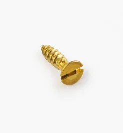 Lee Valley 1/2" #5 Flat-Head Brass Screws