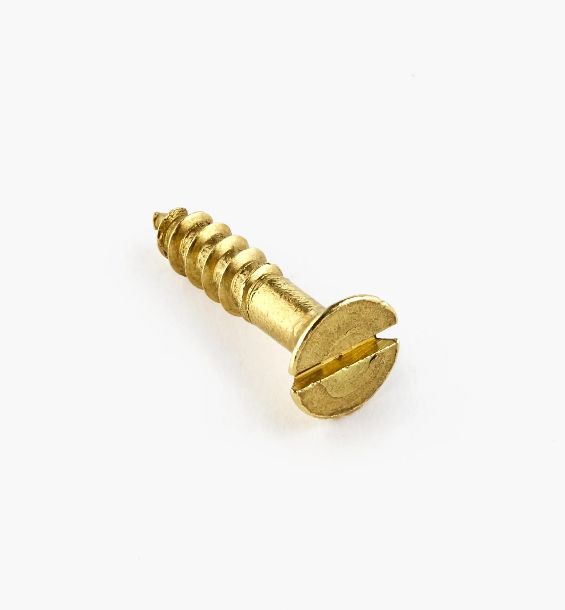 Lee Valley 3/4" #8 Flat-Head Brass Screws