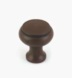 Lee Valley 1 1/8" Rustic-Iron Finish Knob