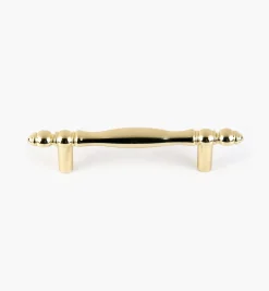 Lee Valley 4 1/4" Ultra-Bright Brass Finish Polished Accent Pull