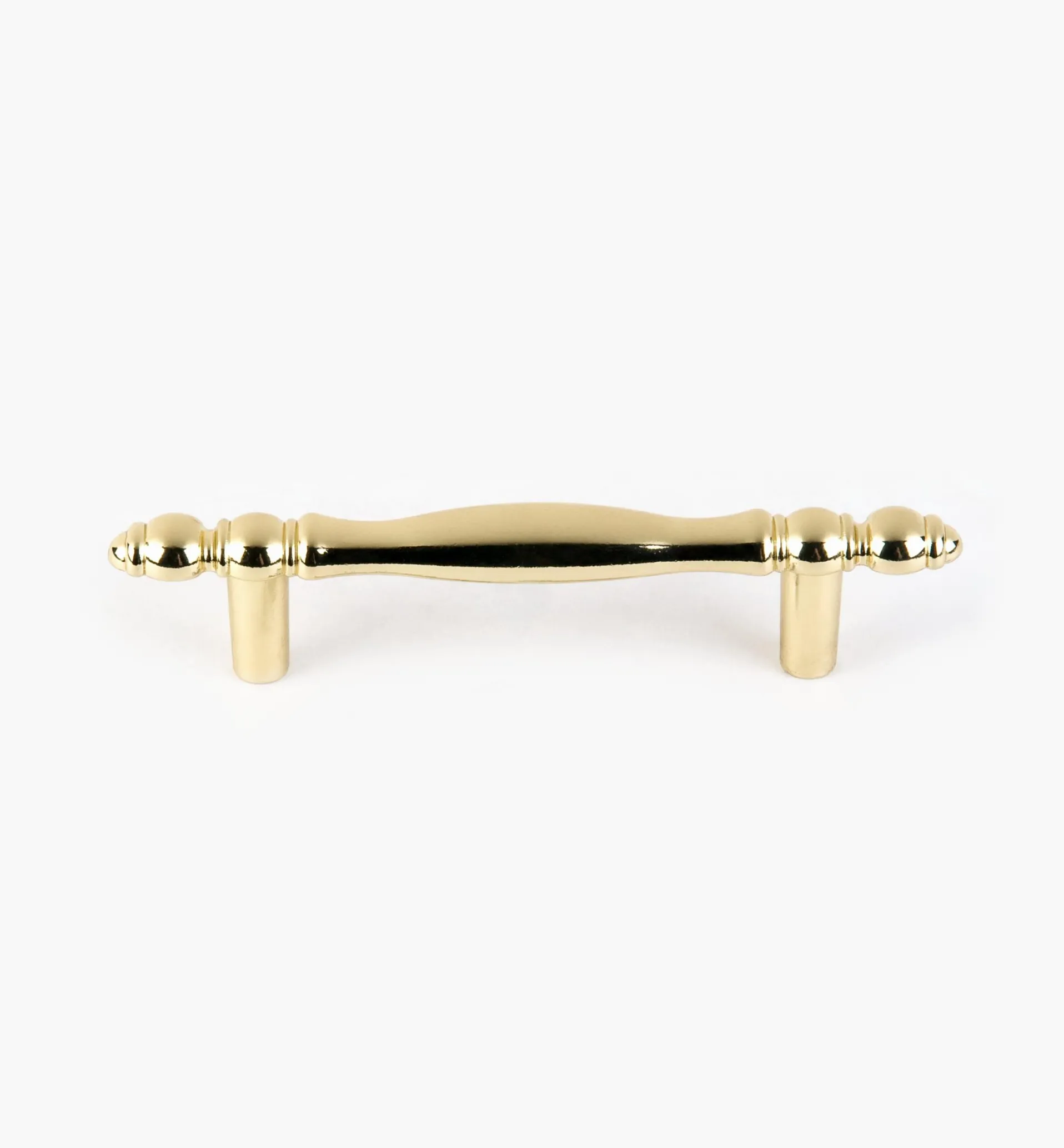 Lee Valley 4 1/4" Ultra-Bright Brass Finish Polished Accent Pull