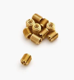Lee Valley 1/4-20 Brass Knife-Edge Insert Nuts