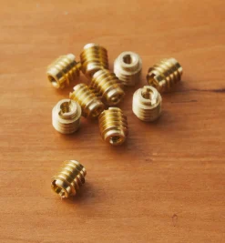 Lee Valley 6-32 Brass Knife-Edge Insert Nuts