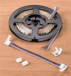 Lee Valley 8' Color-Controlled RGB+W LED Tape Light Set, 30+30 LEDs/m