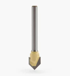 Lee Valley 1/8" Shank Carbide-Tipped V-Groove Router Bit