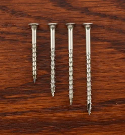Lee Valley 18-8 Stainless-Steel #8 Flat-Head Screws