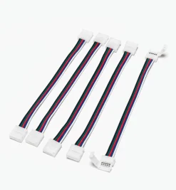 Lee Valley 6" Wire-Lead Connectors For RGB+W LED Tape Lights