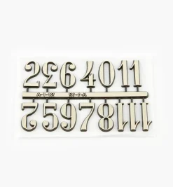 Lee Valley Adhesive-Backed Arabic Numerals