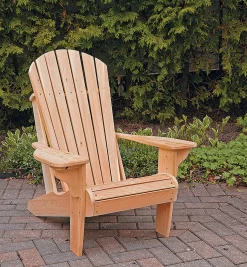 Lee Valley Adirondack Plus Chair & Footstool Plan