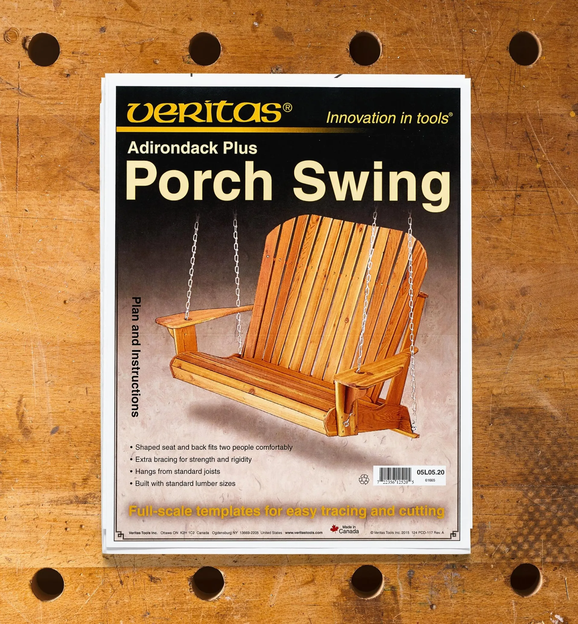 Lee Valley Adirondack Plus Porch Swing Plan