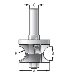 Lee Valley Adjustable Bullnose Edging Bit