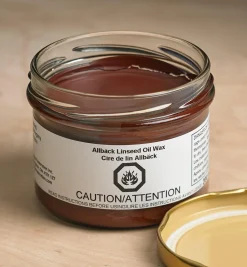 Lee Valley Allbäck Mahogany Linseed Oil Wax