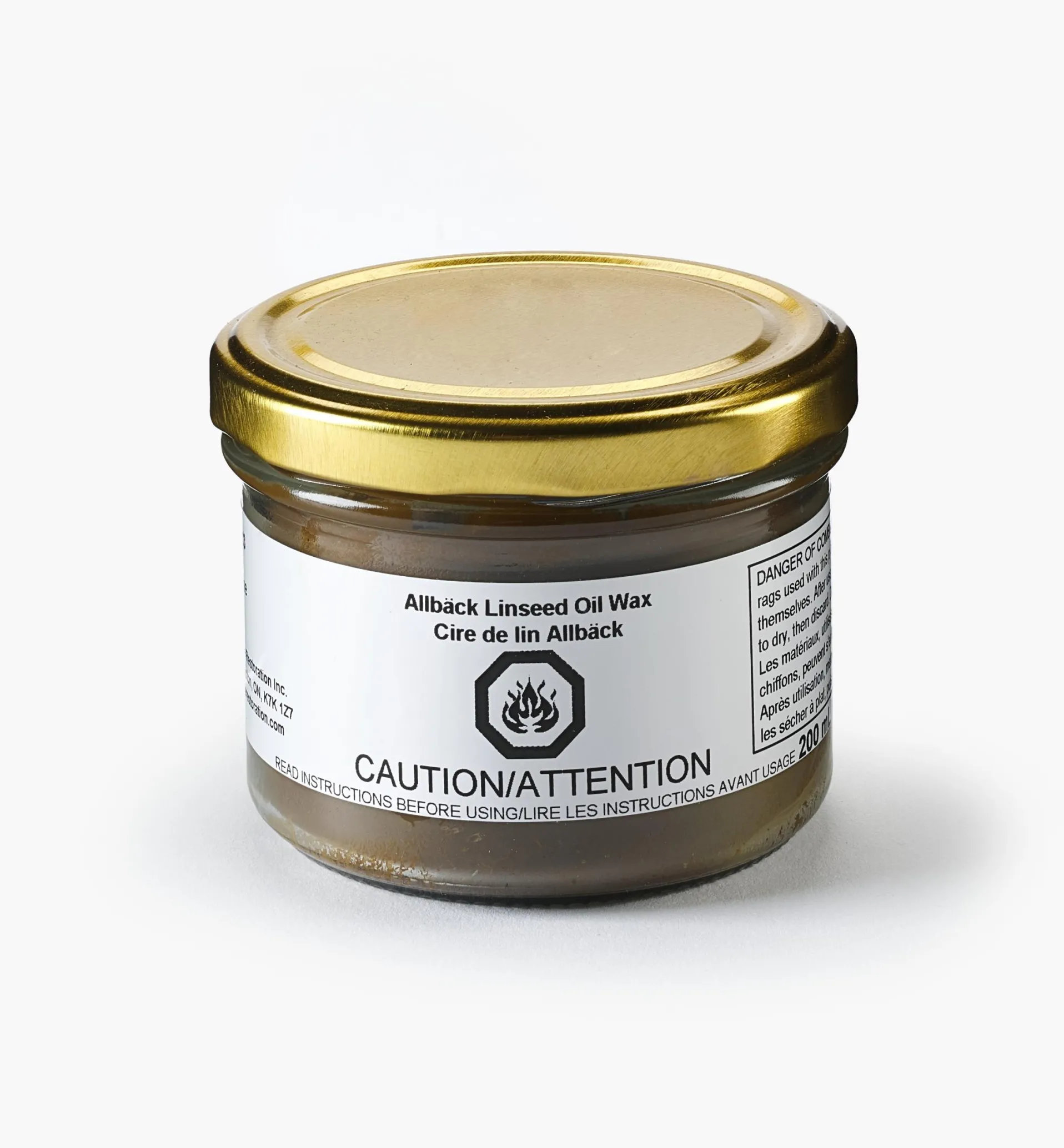 Lee Valley Allbäck Oak Linseed Oil Wax