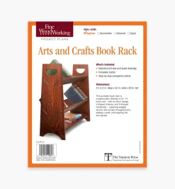 Lee Valley Arts And Crafts Book Rack Plan