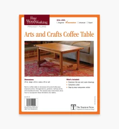 Lee Valley Arts And Crafts Coffee Table Plan