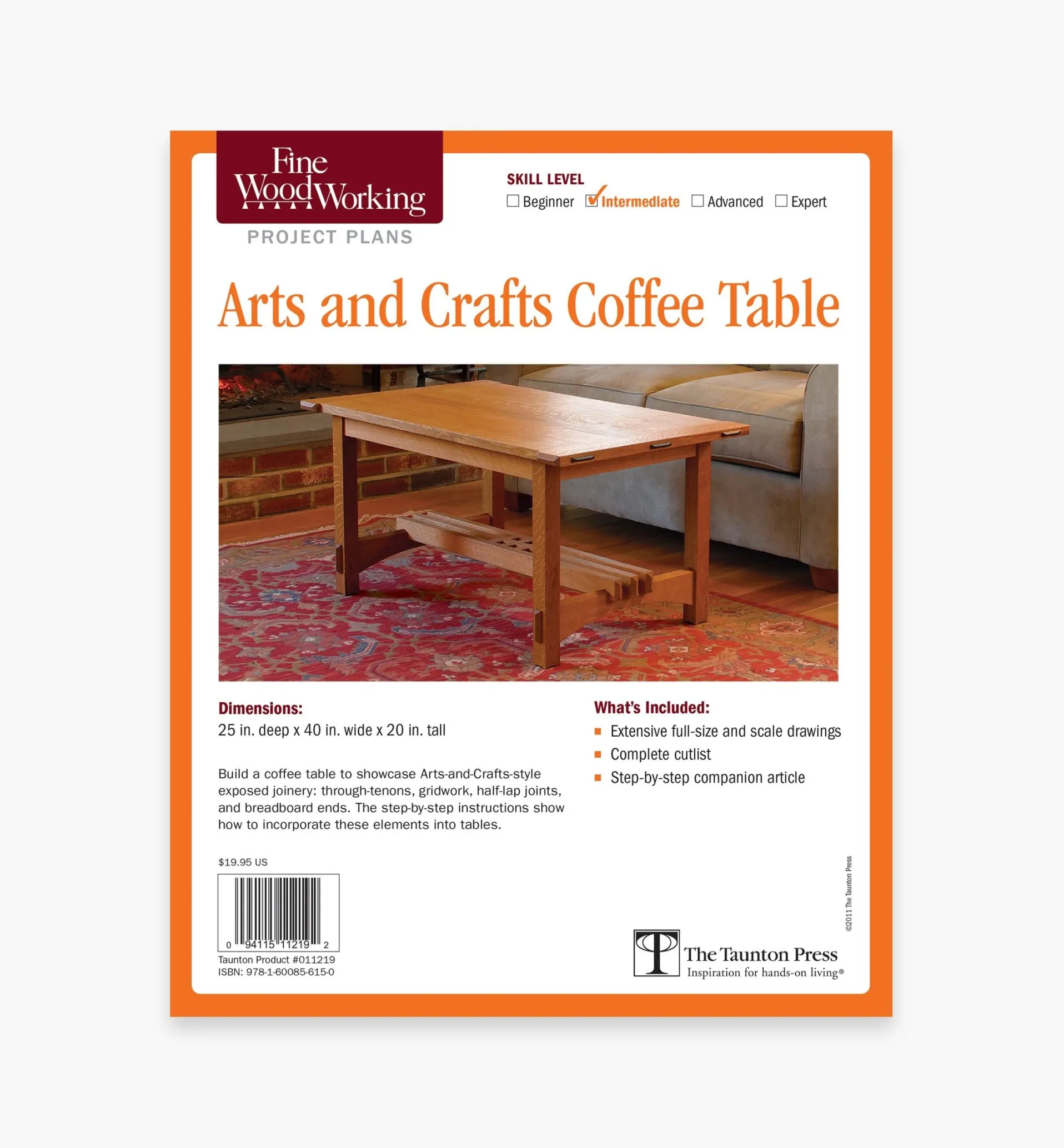 Lee Valley Arts And Crafts Coffee Table Plan