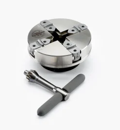 Lee Valley Axminster Stainless-Steel SK100 Scroll Chuck