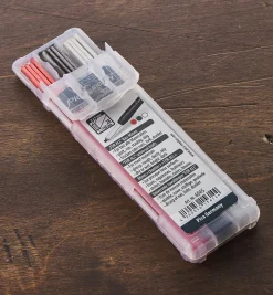 Lee Valley 2B Pica Replacement Leads (Graphite/White/Red)