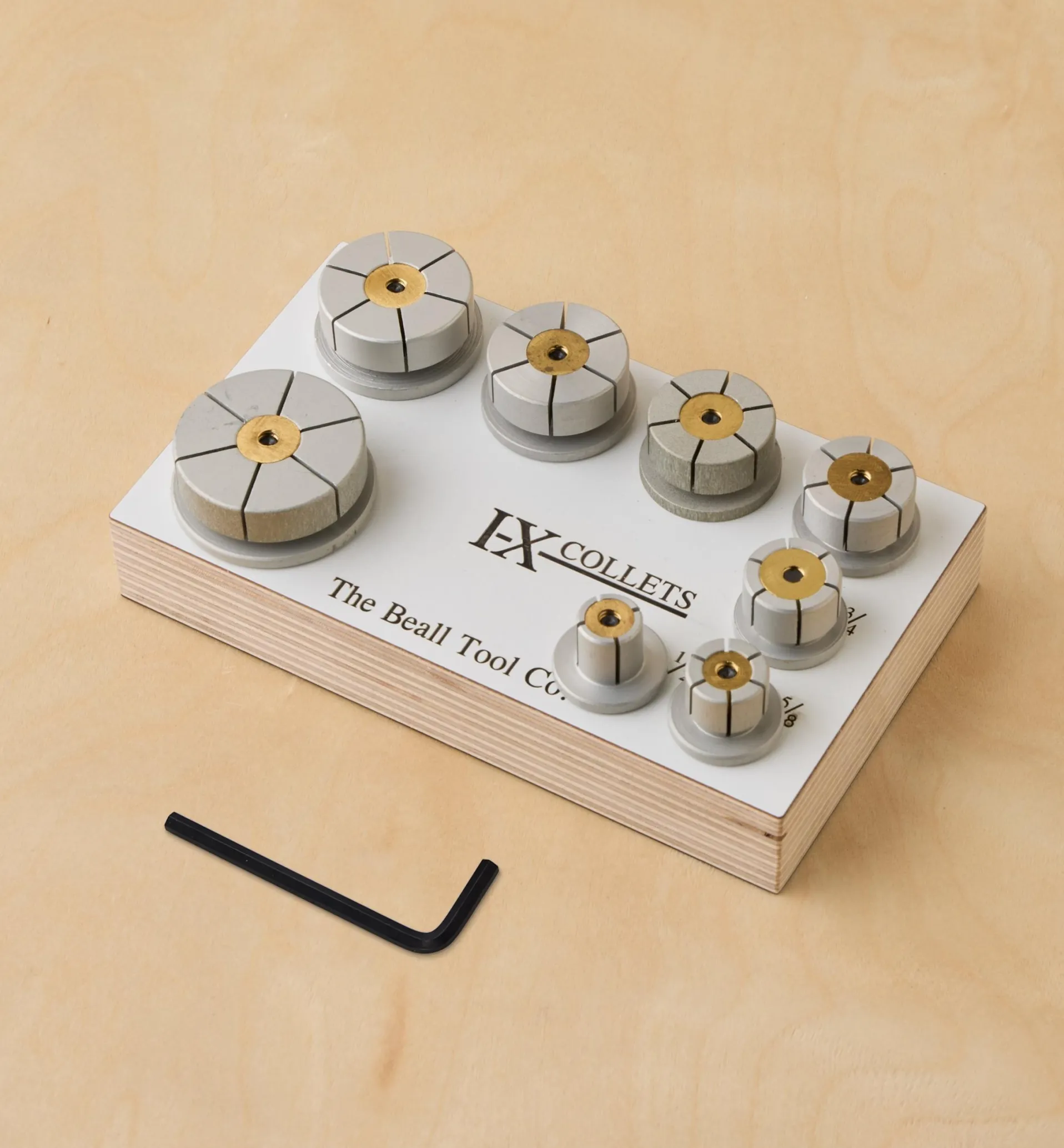 Lee Valley Beall IX (Internal Expanding) Collet Set