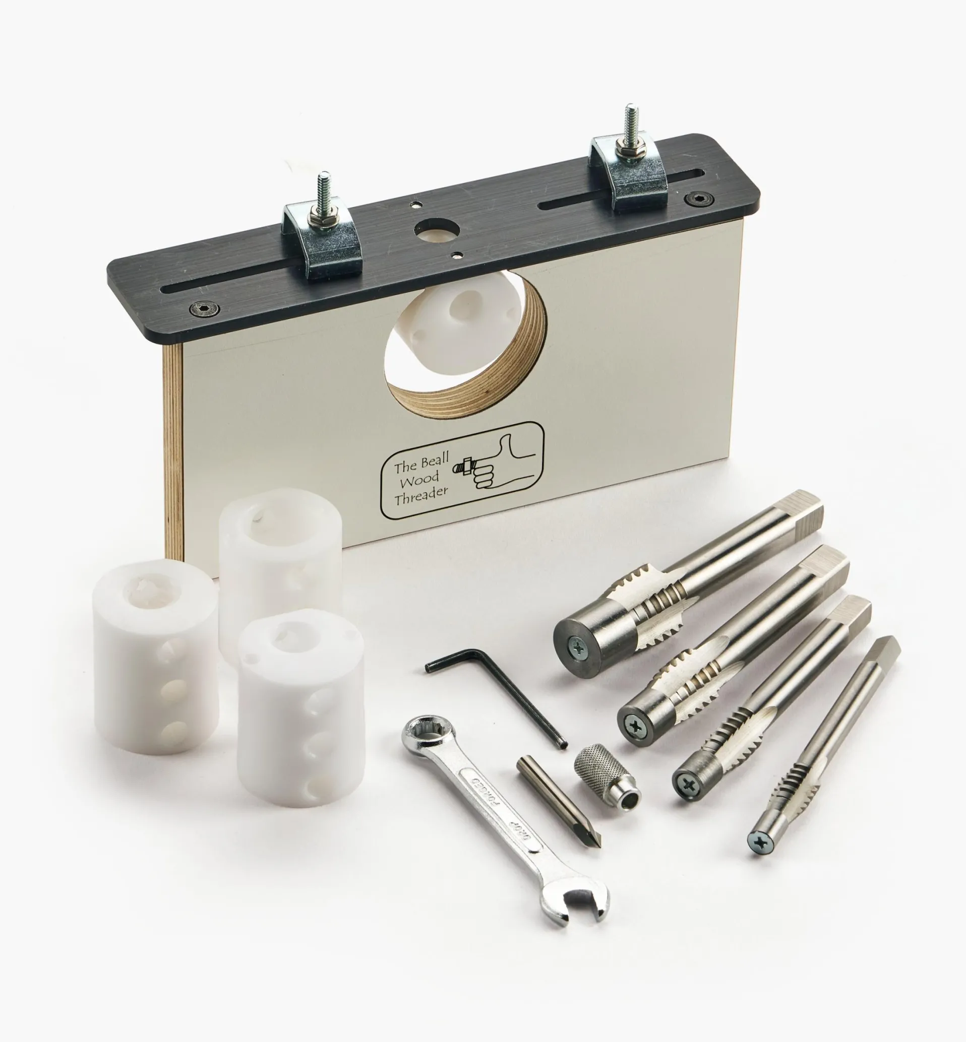 Lee Valley Beall Wood Threader Set Of 4 (1/2", 5/8", 3/4", 1")