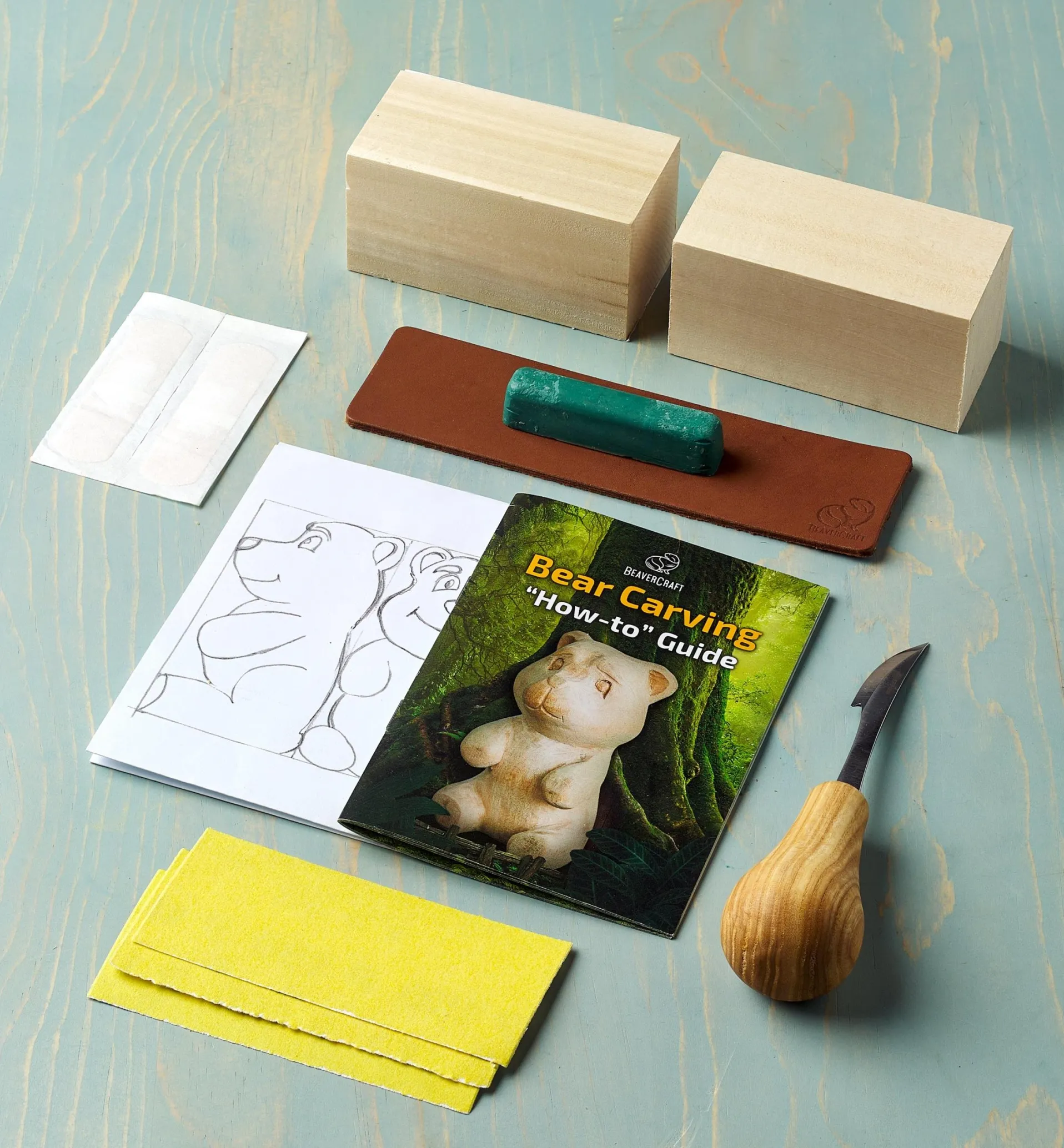Lee Valley BeaverCraft Bear Carving Kit