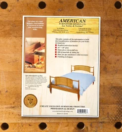 Lee Valley Bed With Sculpted Legs Plan