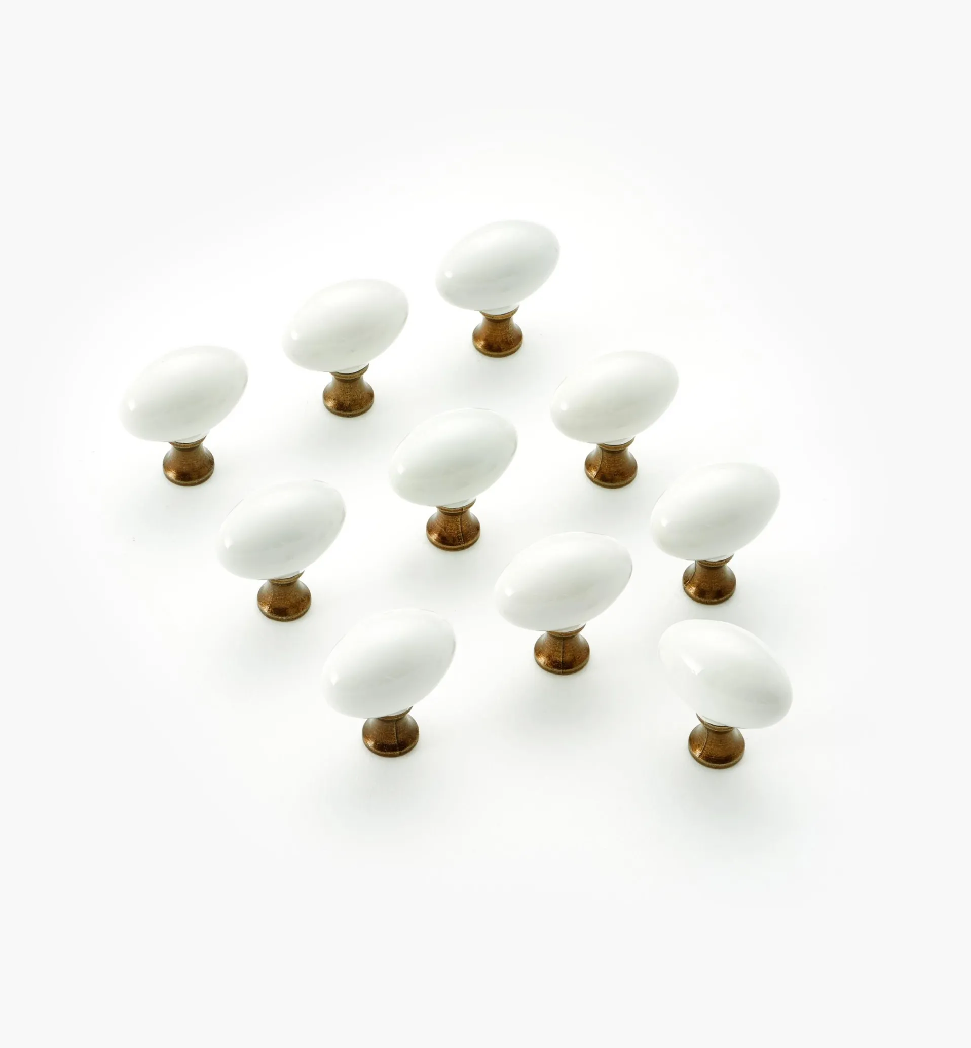 Lee Valley Belwith Ceramic Oval Knobs