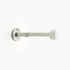 Lee Valley Belwith Satin Chrome Doorstop