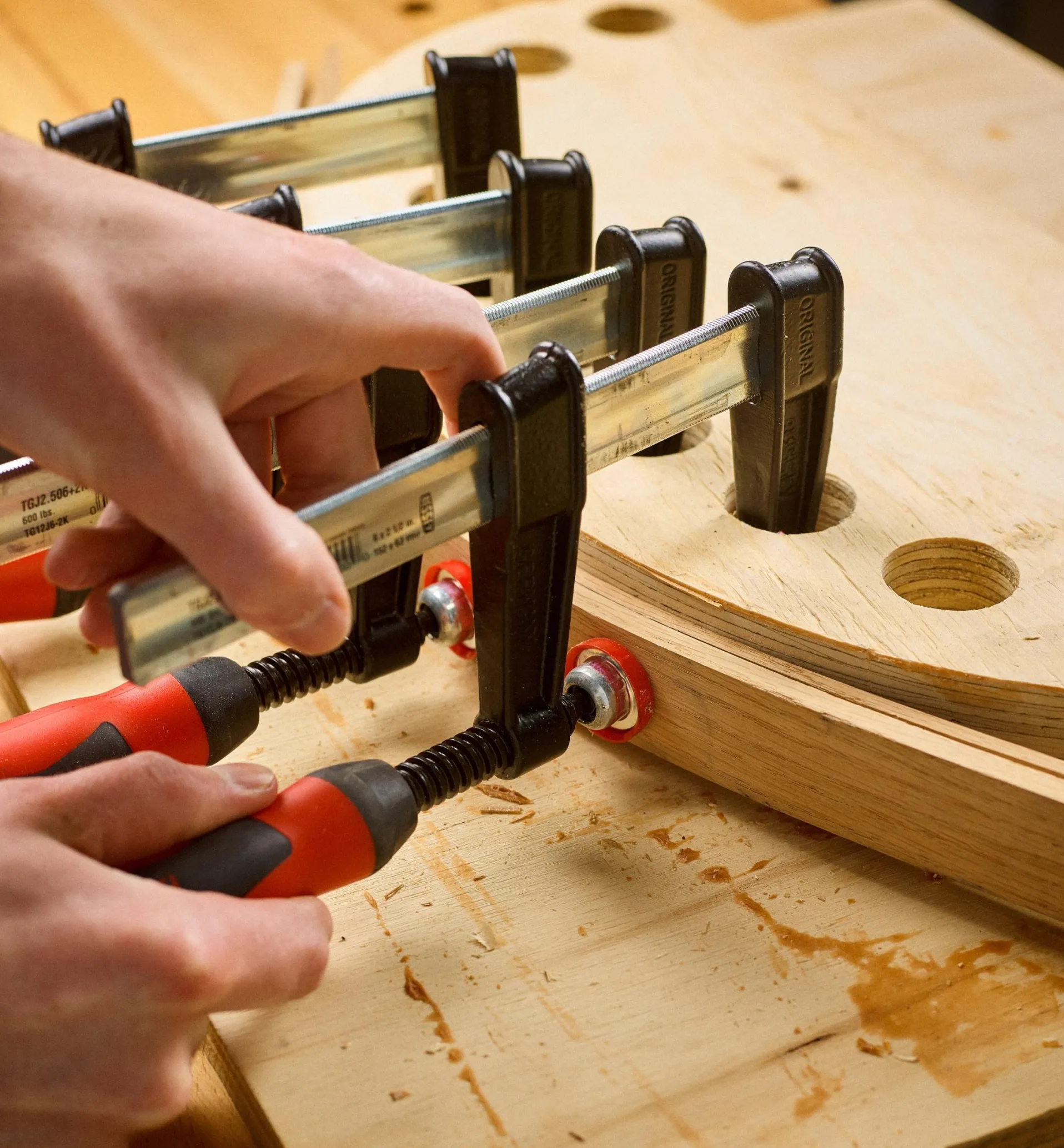 Lee Valley Bessey 2 1/2" Jaw Light-Duty Fast-Acting Clamps