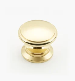 Lee Valley Bevelled Brass Round Knobs