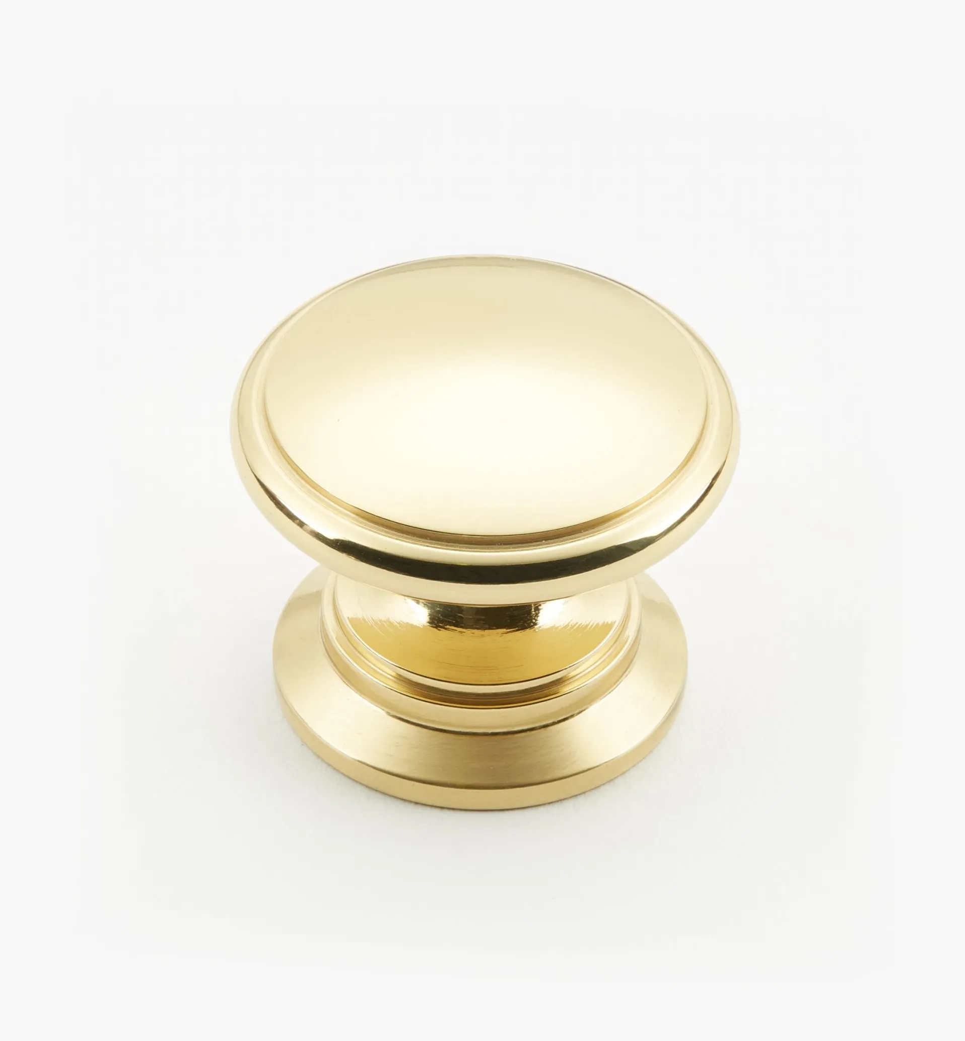 Lee Valley Bevelled Brass Round Knobs