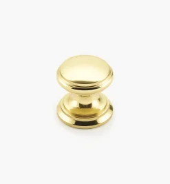 Lee Valley Bevelled Brass Round Knobs
