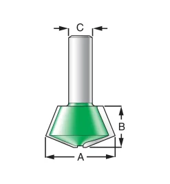 Lee Valley Bird's-Mouth Joinery Bits