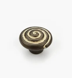 Lee Valley Biscayne Antique Swirl Knob