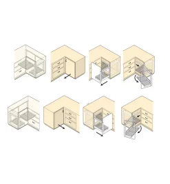 Lee Valley Blind-Corner Unit