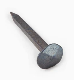 Lee Valley Blued Steel Diamond-Head Forged Nails From Clouterie Rivierre