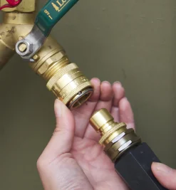 Lee Valley Brass Female Quick Coupler