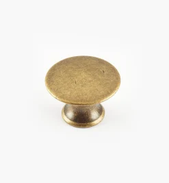 Lee Valley Brass Plain Knobs