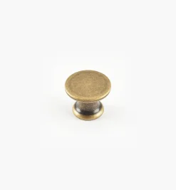 Lee Valley Brass Plain Knobs