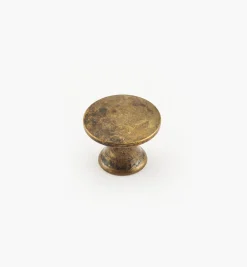 Lee Valley Brass Plain Knobs