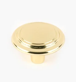 Lee Valley Brass Plate Accent Knob