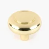 Lee Valley Brass Plate Eclipse Knob