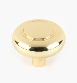 Lee Valley Brass Plate Eclipse Knob